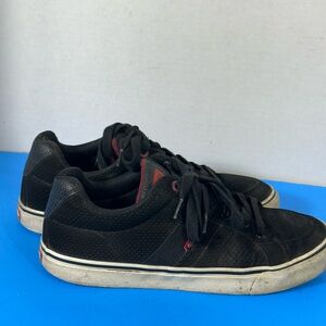 Black and Red Skate Shoes